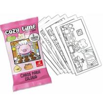 Cards para Colorir COMFY COZY - COZY Time Cards para Colorir COMFY COZY - COZY Time
