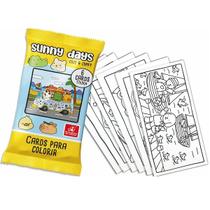 Cards para Colorir COMFY COZY - SUNNY DAYS