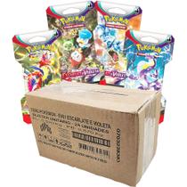 Cards Pokemon Escarlate e Violeta Caixa Com 24 Blister