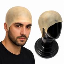 Careca Falsa de Silicone feita a mão imita pele Realista Careca Falsa de Silicone feita a mão imita pele Realista
