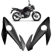 Carenagem Bananinha Farol Lateral Titan 160 Preto Fosco Cynos 2022 2023 2024