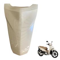 Carenagem Bico Frontal Biz 125 18 A 22 Branca Creme Central