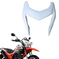 Carenagem capa farol bananinha frontal honda nxr bros 160 branco 2015 - 2019 Carenagem capa farol bananinha frontal honda nxr bros 160 branco 2015 - 2019