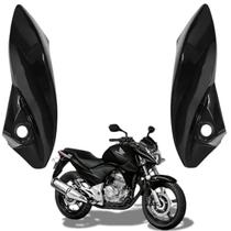 Carenagem Capa Lateral Bananinha Farol Cb300r Preto Brilho 2013 2014 2015