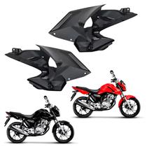 Carenagem Complemento Asa Aba Tanque Guia Cg Fan 160 Preto 2022 2023 2024