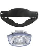 Carenagem Do Farol Preto Biz 100 + Bloco Optico