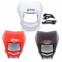 Carenagem Do Farol X cell Honda Crf 230 Com Suporte De Fixação Carenagem Do Farol X cell Honda Crf 230 Com Suporte De Fixação