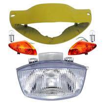 Carenagem Farol Amarela Biz 100 98 Á 99, Bloco Optico, Pisca