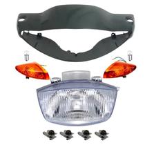 Carenagem Farol Bloco Pisca C/presilha Biz 100 Verde 03/04 Carenagem Farol Bloco Pisca C/presilha Biz 100 Verde 03/04