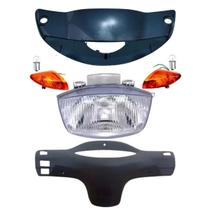 Carenagem Farol, Capa, Pisca, Bloco Biz 100 98 Á 99 Azul Ks