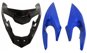 Carenagem Farol Fazer 150 Abas Laterais Bananinha Azul 2016 Carenagem Farol Fazer 150 Abas Laterais Bananinha Azul 2016