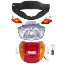 Carenagem Farol, Lanterna, Bloco Optico, Pisca Biz 100 Azul 04 Á 05