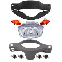 Carenagem Farol Preta, Capa Cinza, Pisca Biz 100 98 Á 05 Ks