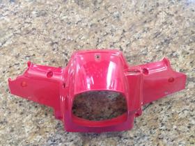 Carenagem farol superior honda dream vermelho 1998