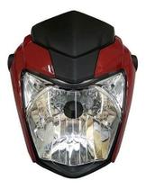 Carenagem + farol titan 160 ex 2016/2018 vemelho