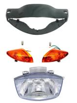 Carenagem Farol Verde + Pisca Dianteiro + Bloco Biz100 03.04