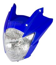 Carenagem Farol XT660R Azul + Farol + Led