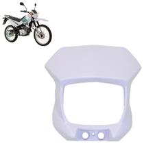 Carenagem Farol XTZ 125 2005 Branco Acabamento Liso