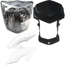 Carenagem frente carcaça central lateral do farol bloco CG125 CG150 Fan Titan Start 14/15 CG160 Fan Start 2016 a 2021