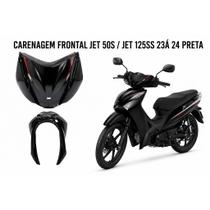 Carenagem Frontal Shineray Jet 50 S Jet 125 SS 23 Á 24 Preta Carenagem Frontal Shineray Jet 50 S Jet 125 SS 23 Á 24 Preta