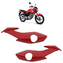 Carenagem Lateral Farol Fan 160 2022 A 2023 Vermelho Perolizado 2 Peças Carenagem Lateral Farol Fan 160 2022 A 2023 Vermelho Perolizado 2 Peças