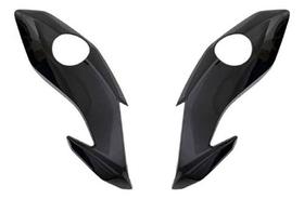 Carenagem lateral farol fan 160 2022 preto injetada