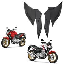 Carenagem Par Aba Tampa Lateral Cb300 Preto 2009 2010 2011 2012 2013 2014 2015