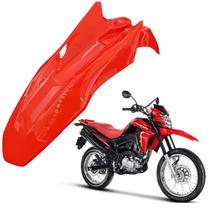 Carenagem paralama dianteiro honda nxr bros 160 vermelho 2022-2024