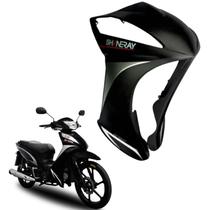 Carenagem peito frontal bico iron shineray jet 50 jet-50 preto fosco 2010 a 2020