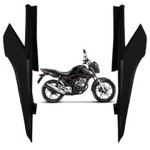 Carenagem Rabeta Traseira Lateral Honda Cg Titan 160 Preto Brilho 2020 2021 2022 2023 2024