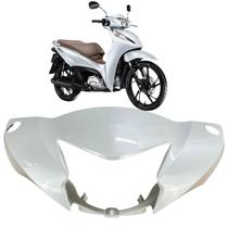 Carenagem tampa capa do farol honda biz 125 ex branco hakuji 2025 2026 perolizado Carenagem tampa capa do farol honda biz 125 ex branco hakuji 2025 2026 perolizado