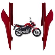 Carenagem Tampa Lateral Traseira Rabeta Honda Cg Titan 160 Vermelho Guarau 2022 2023 2024