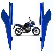 Carenagem Tampa Rabeta Lateral Traseira Honda Cg Titan 160 Azul Caraiva 2020 2021 2022 2023 2024