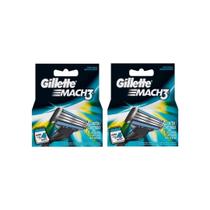 Carga Barbeador Mach3 Tradicional Com 4Un - 2Un Carga Barbeador Mach3 Tradicional Com 4Un - 2Un