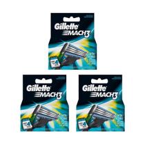 Carga Barbeador Mach3 Tradicional Com 4Un - 3Un Carga Barbeador Mach3 Tradicional Com 4Un - 3Un