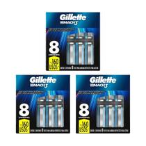 Carga Barbeador Mach3 Tradicional Com 8Un - Kit Com 3Un