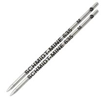 Carga Caneta Crystalline Original Refil SCHMIDT - MINI 365 M Azul Preta - 2 Und