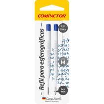 Carga Caneta Esferográfica 1005 Azul Plástica Blister com 2 CX com 10