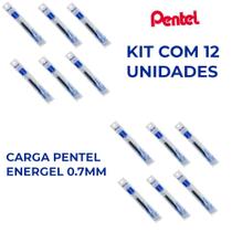 Carga caneta gel pentel energel lr7-c 0.7 azul 12 unidades refil Carga caneta gel pentel energel lr7-c 0.7 azul 12 unidades refil