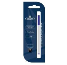 Carga Caneta Rollerball Crown Padrão Internacional Azul M