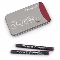 Carga Cartucho Caneta Tinteiro Pelikan Edelstein Ruby C/6