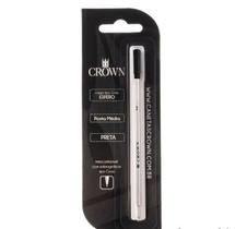 Carga Crown Esferográfica Tipo Cross Preta CA12009P Carga Crown Esferográfica Tipo Cross Preta CA12009P