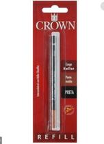 Carga crown p rollerball tipo sheaffer preta blistada ca22007p