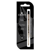 Carga Crown Preta Esferográfica padrão Parker CA14007P