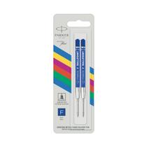 Carga Esferográfica Parker Gel Azul Média Blister C/2 Unidades Carga Esferográfica Parker Gel Azul Média Blister C/2 Unidades