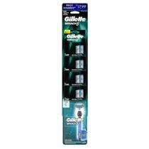 Carga Gillete Mach3 4 Embalagens com 2 Unidades + 1 Aparelho Gillete Mach3 Acqua Grip