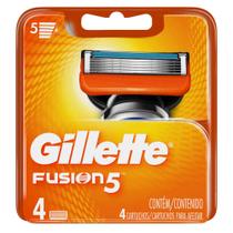 Carga Gillette Fusion 5 c/ 4 Unidades
