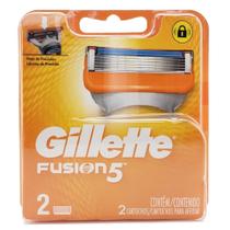 Carga Gillette Fusion 5 Tradicional Com 2Un Carga Gillette Fusion 5 Tradicional Com 2Un