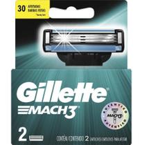 Carga Gillette Mach3 - 2 unidades