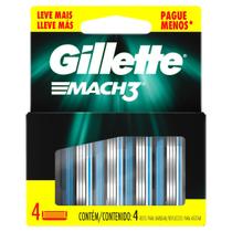 Carga Gillette Mach3 4 Unidades